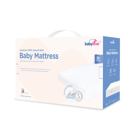 Babylove Natural Latex Baby Mattress *New Upgraded Version 120X60CM