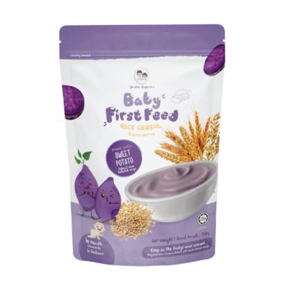DOUBLE HAPPINESS BABY FIRST FEED RICE CEREAL AVOCADO 200G