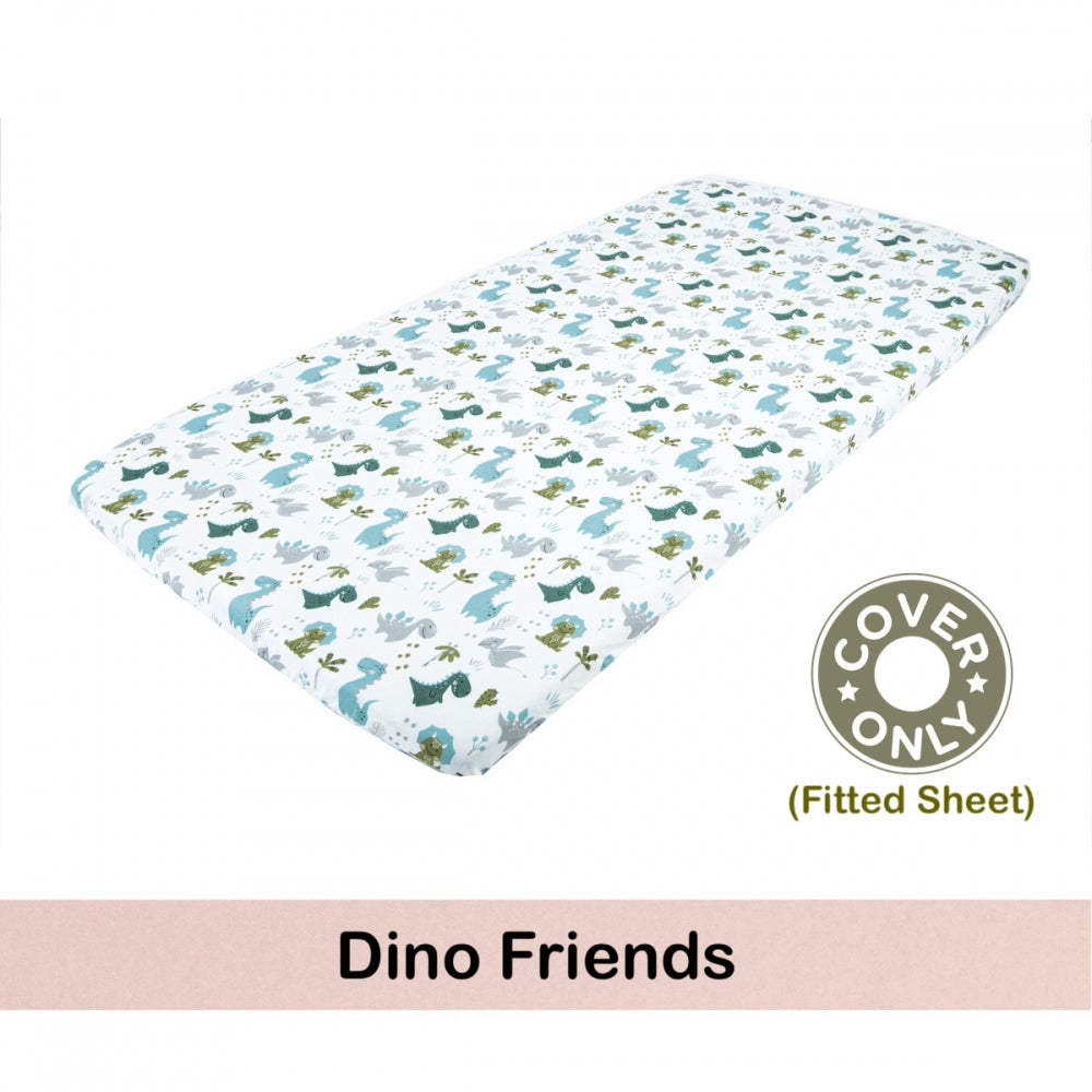 Autumnz - Travel Mattress Cover (Fitted Sheet / Zipped) 60cm x 120cm x 4cm