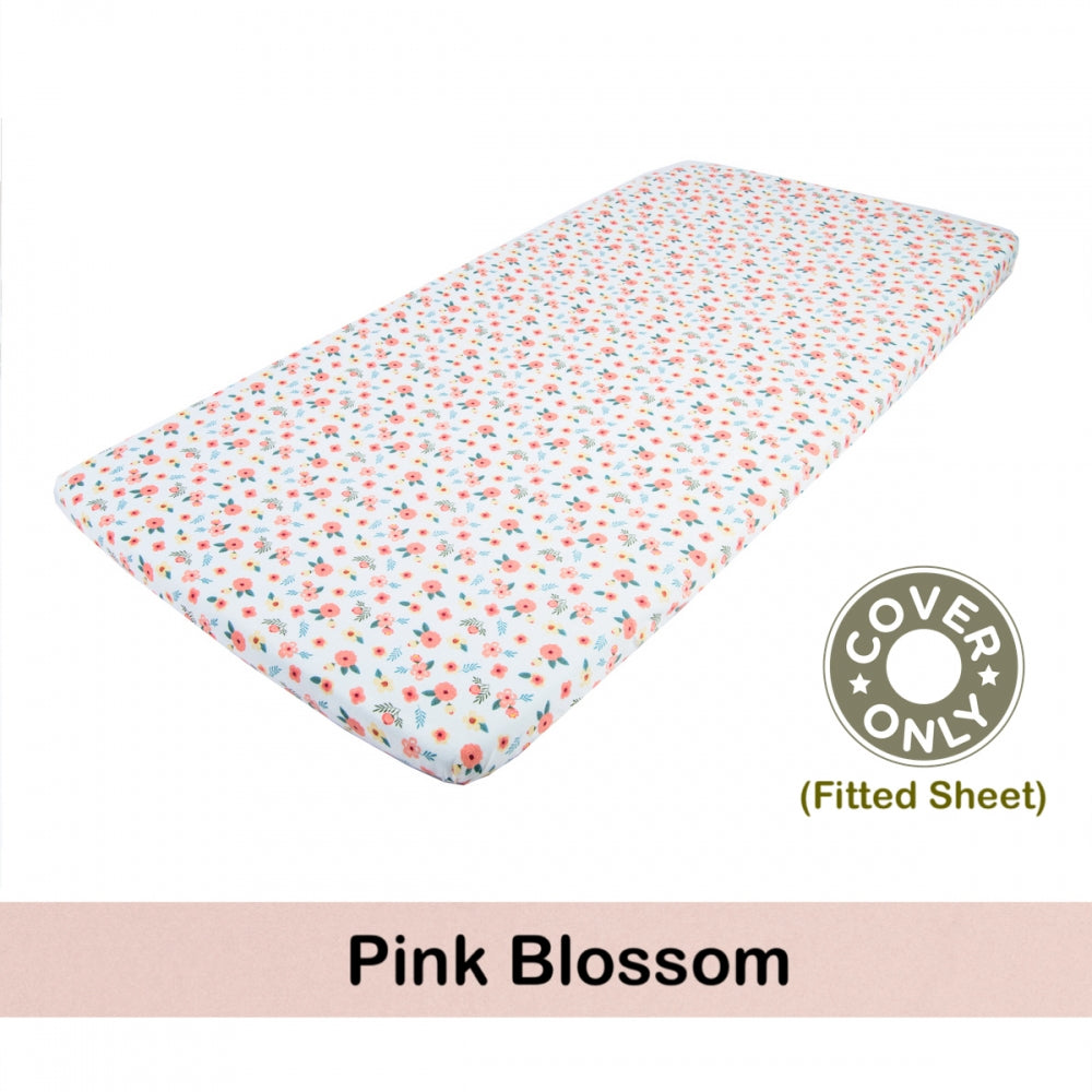 Autumnz - Travel Mattress Cover (Fitted Sheet / Zipped) 60cm x 120cm x 4cm