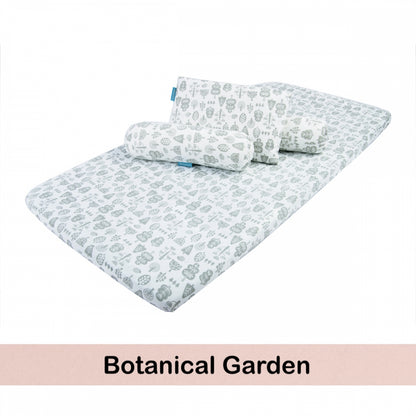 Autumnz - 4in1 Travel Mattress Set (With Cover 100% Jersey Cotton)