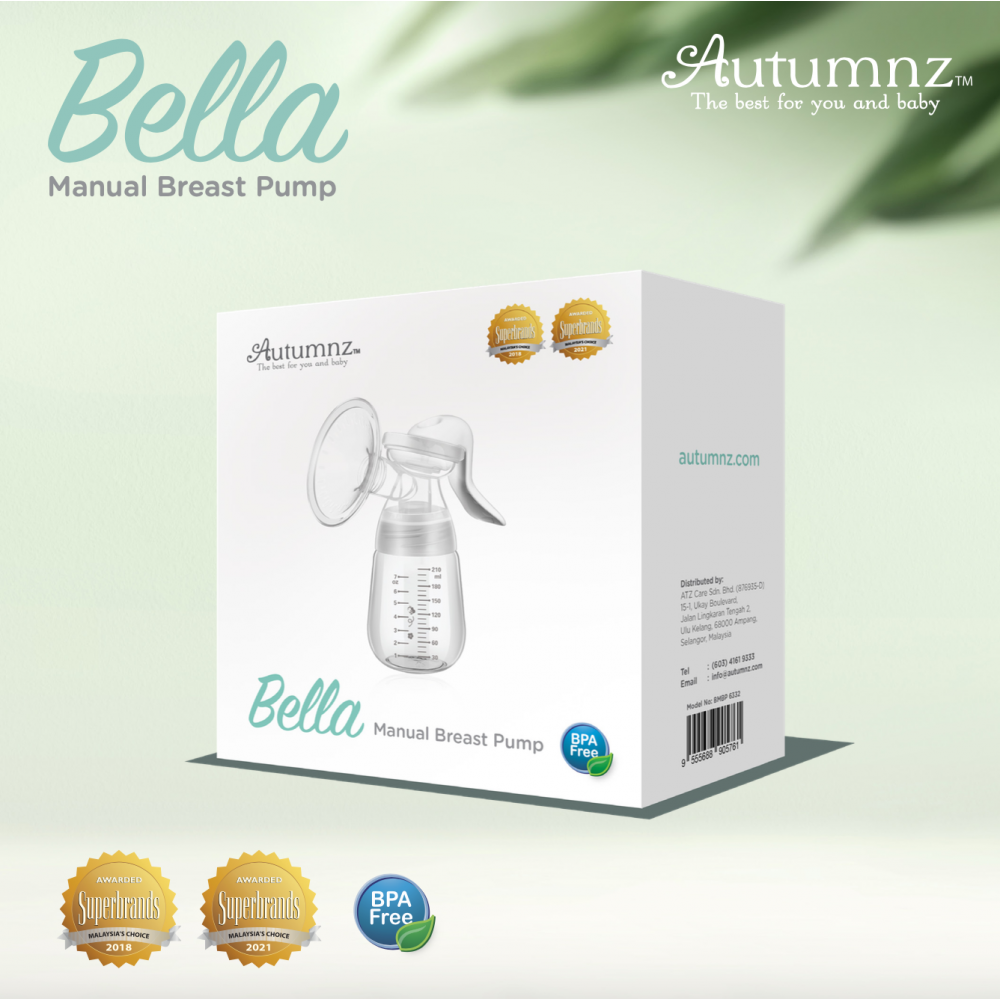 Autumnz - BELLA Manual Breast Pump (BPA FREE)