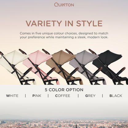 Quinton CARBON+ Ultra-Light Carbon Fiber Stroller, Cabin Size 5.4KG Only From Newborn to 22KG