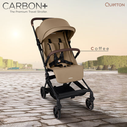 Quinton CARBON+ Ultra-Light Carbon Fiber Stroller, Cabin Size 5.4KG Only From Newborn to 22KG