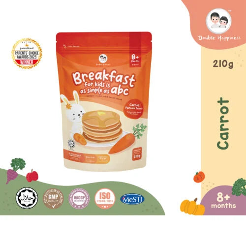 Double Happiness Baby Veggie Pancake Premix Food Baby Waffle Premix 210g