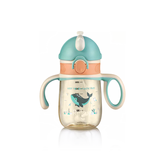 RELAX 280ML AMORE PPSU KIDS STRAW CUP
