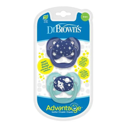 Dr Brown's Advantage Pacifier (Stage 1 2packs)