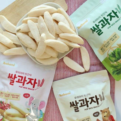 Korea Ibobomi Organic Pop Rice Snack