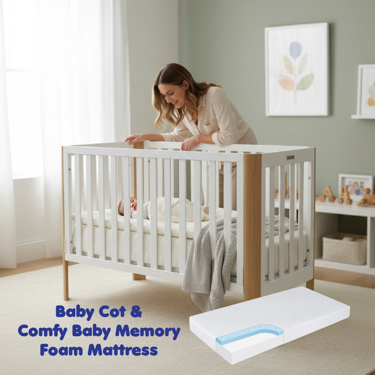 BABY COT FORTUNE 130X70CM