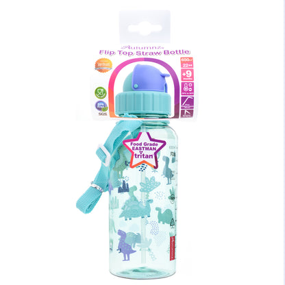 Autumnz Flip Top Straw Bottle 650ml /22oz