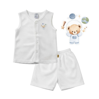 BBIBEE- Newborn Baby Eyelet Clothing Set (0-6,6-12,12-18 months)