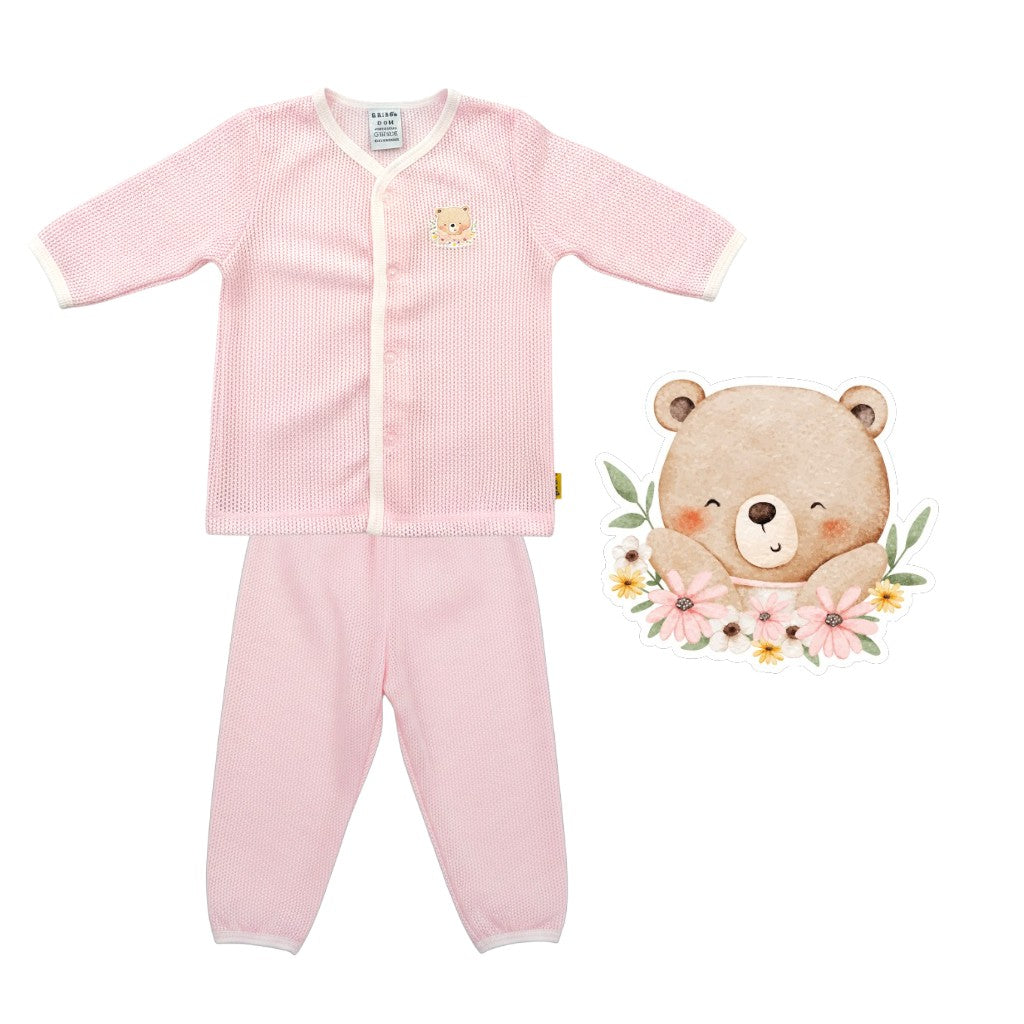 BBIBEE- Newborn Baby Girl Eyelet Clothing Set (0-6,6-12,12-18 months)