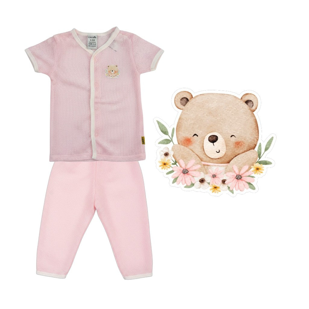 BBIBEE- Newborn Baby Girl Eyelet Clothing Set (0-6,6-12,12-18 months)