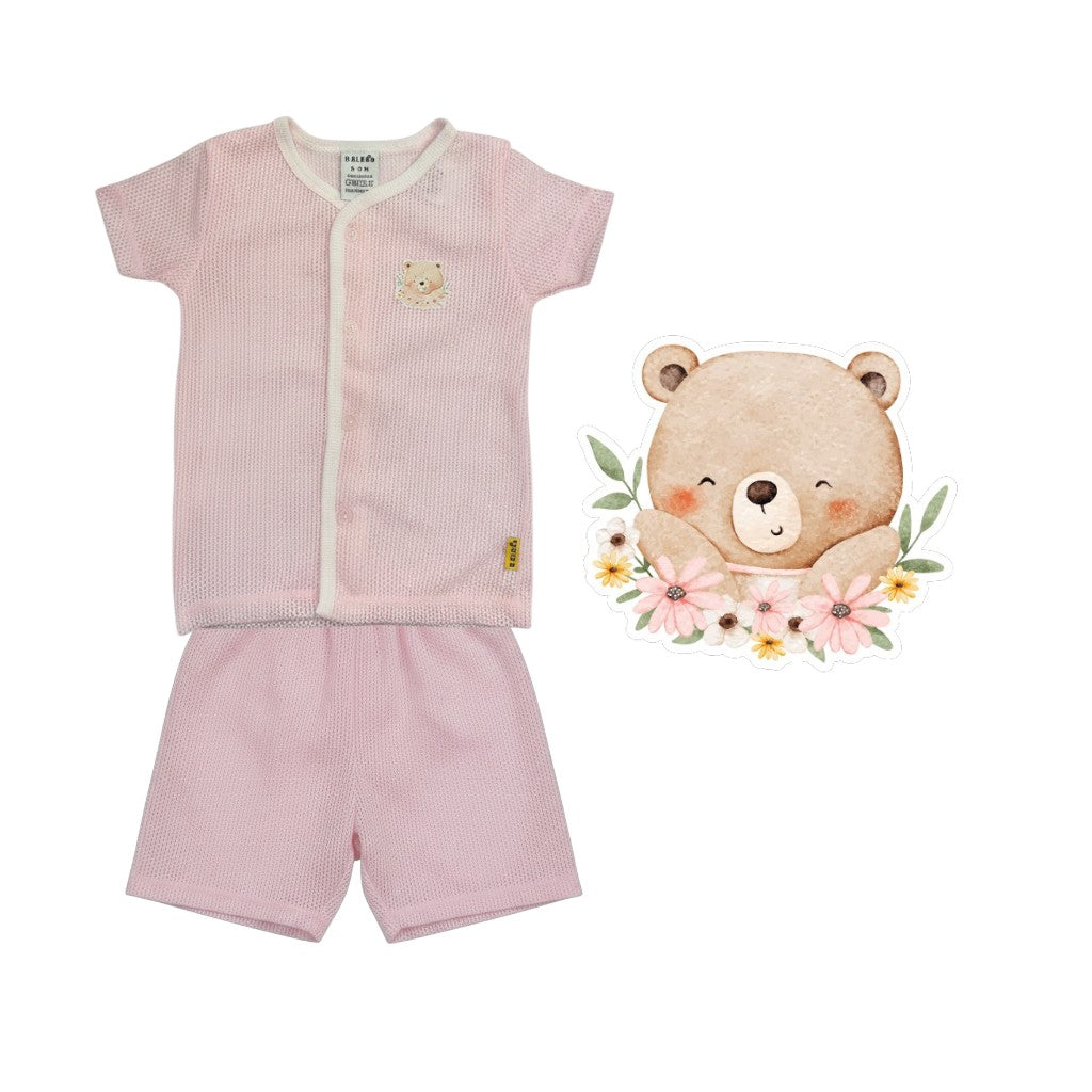 BBIBEE- Newborn Baby Girl Eyelet Clothing Set (0-6,6-12,12-18 months)
