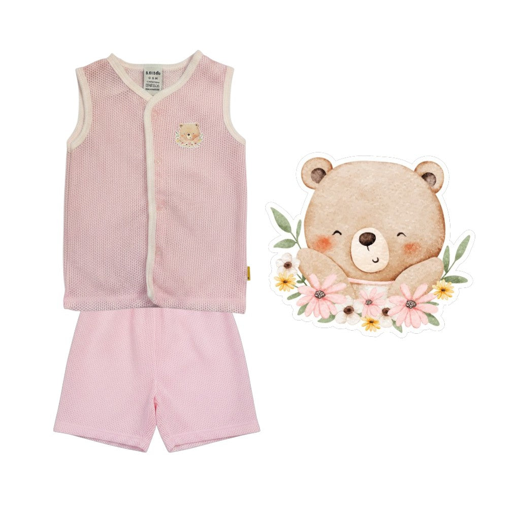 BBIBEE- Newborn Baby Girl Eyelet Clothing Set (0-6,6-12,12-18 months)