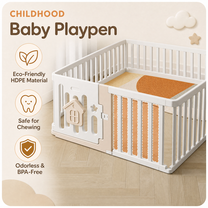 2 in 1 Convertible Baby Fence & Storage System