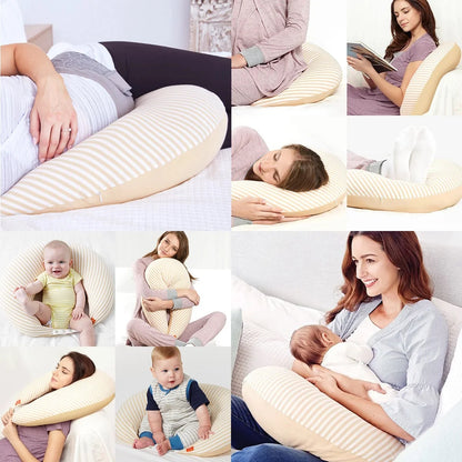 Mamaway Medical Grade Hypoallergenic Maternity Support & Nursing Pillow