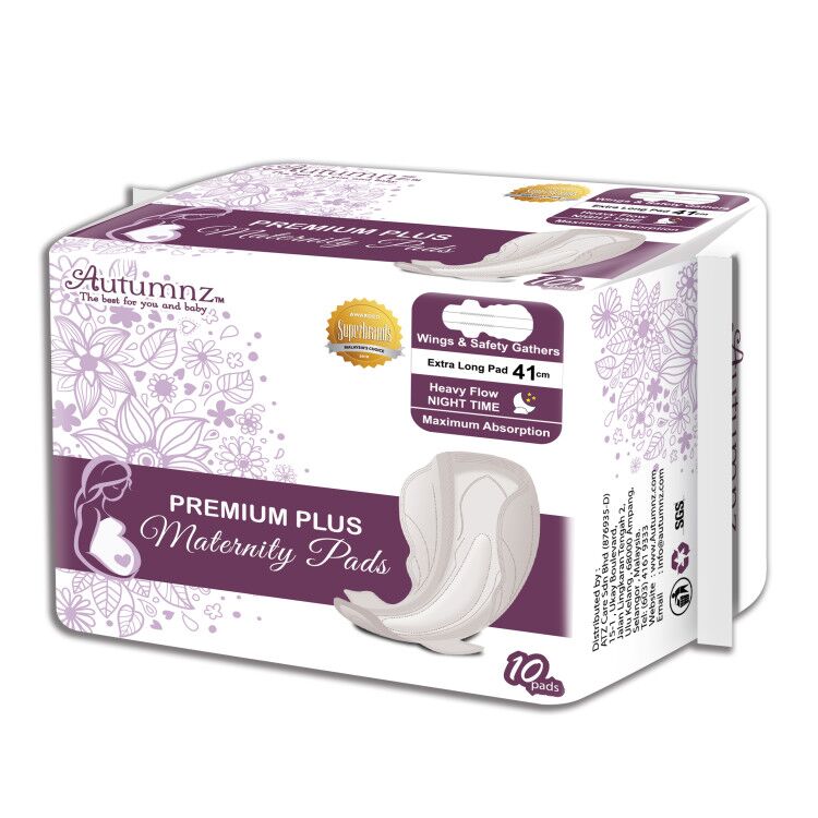 PREMIUM PLUS MATERNITY PADS – 10 PADS – 41CM