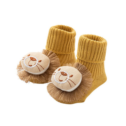 BBIBEE Anti Slip 3D Newborn Sock Suitable for 0-12 Months