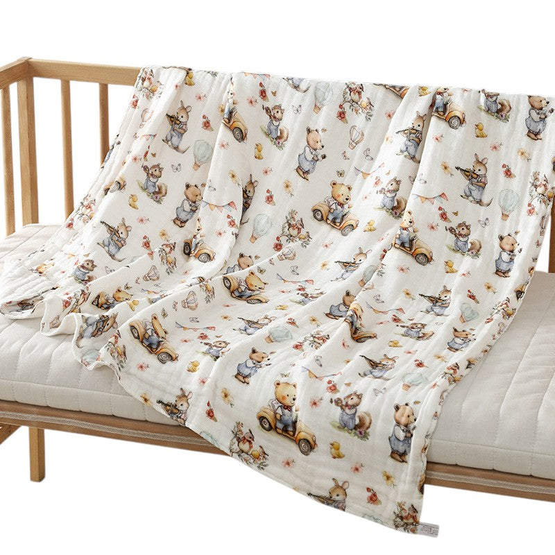 BBIBEE 6 Layers Gauza Baby Bath Towel / Blanket 110 x 110cm