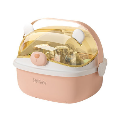 Portable Baby Bottle Drying Rack with Cover