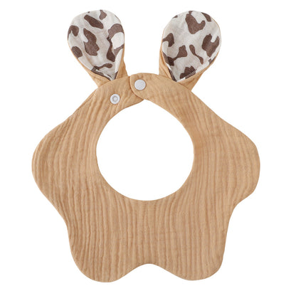BBIBEE - Muslin Bib with 3D Animal Ears