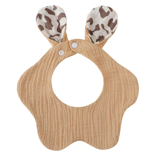 BBIBEE - Muslin Bib with 3D Animal Ears
