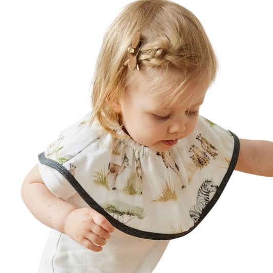 BBIBEE Muslin Cloth 360 Elastic Drooling Bib