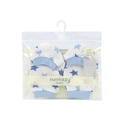 BBibee - 100% Cotton Newborn Baby Mittens & Booties Set