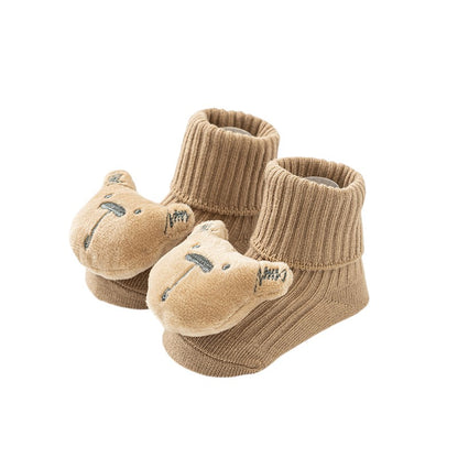 BBIBEE Anti Slip 3D Newborn Sock Suitable for 0-12 Months