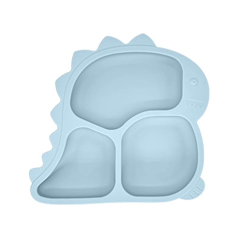 Silicone Divided Baby Feeding Plate with Suction Base