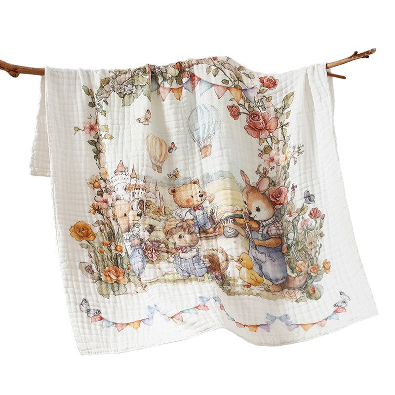 BBIBEE 6 Layers Gauza Baby Bath Towel / Blanket 110 x 110cm