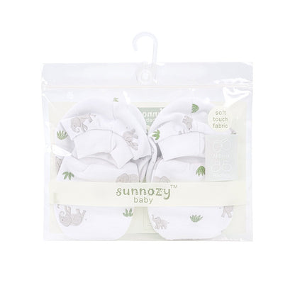 BBibee - 100% Cotton Newborn Baby Mittens & Booties Set