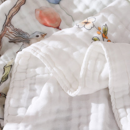 BBIBEE 6 Layers Gauza Baby Bath Towel / Blanket 110 x 110cm