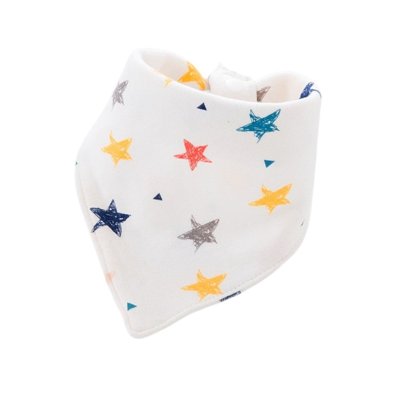 Baby 100% Cotton Drooling Bib (Pick Randomly) Buy 3 Free 1