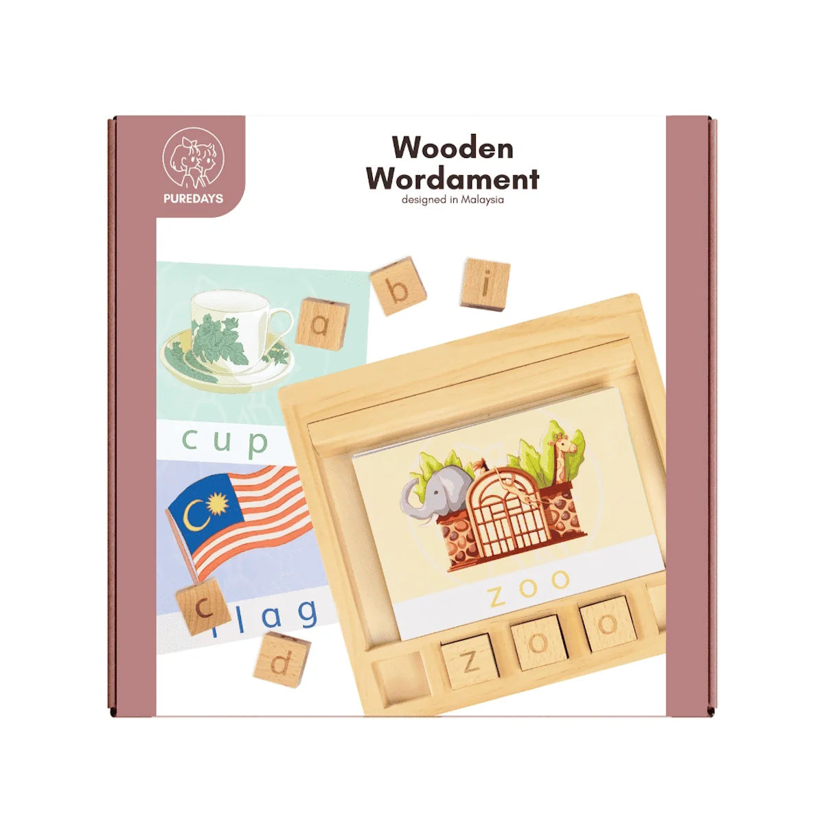 Pure Days Wooden Wordament