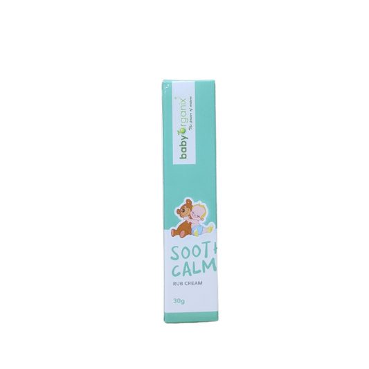 Baby Organix Soothing & Calming Rub Cream (NO MENTHOL)