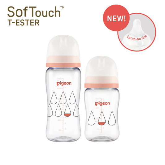 SofTouch™ Wide Neck T-Ester Nursing Bottle, Dewdrop