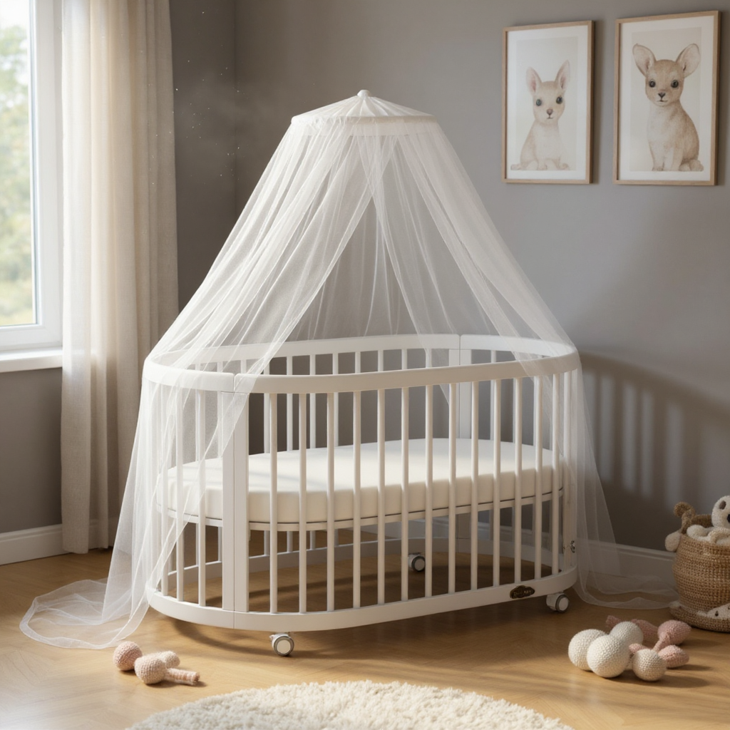 Comfy Baby Oasis Baby Cot White