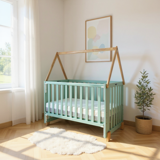 BABY COT ALEXIS GREEN
