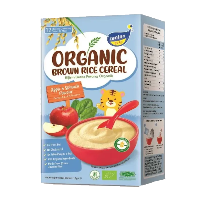 open tenten TenTen: Organic Brown Rice Cereal – Baby Hub