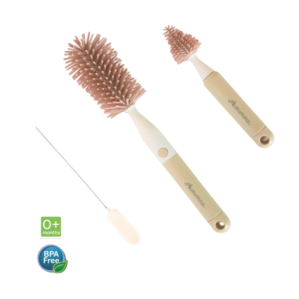 Autumnz - Deluxe Soft Silicone Bottle Brush Set