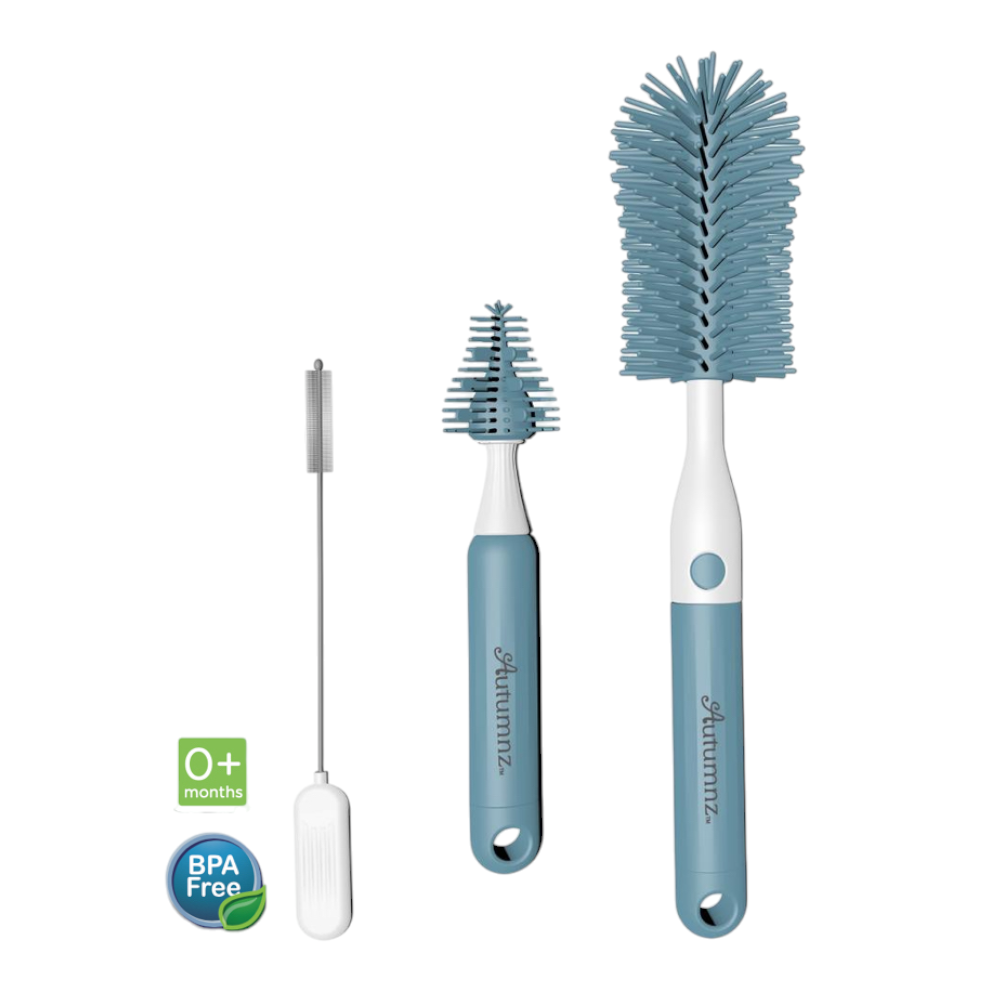 Autumnz - Deluxe Soft Silicone Bottle Brush Set