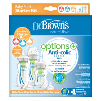 Dr. Brown’s PP Wide-Neck “Options+” Bottle Starter Kit