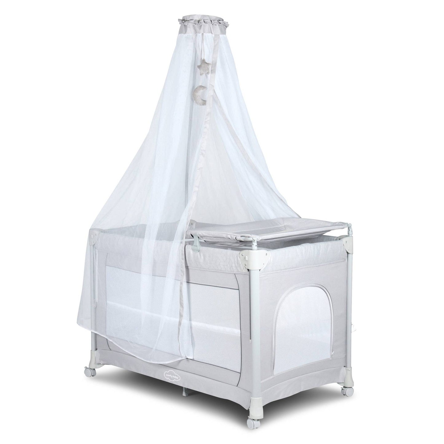 Comfy Baby Travel Baby Cot - LUNA 122x72x80cm