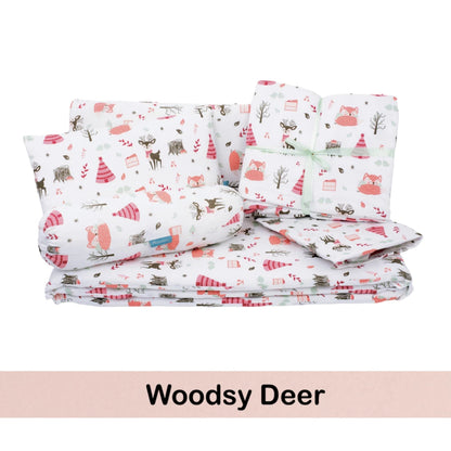 Autumnz - 6in1 Bedding Set (With Cover 100% Jersey Cotton)