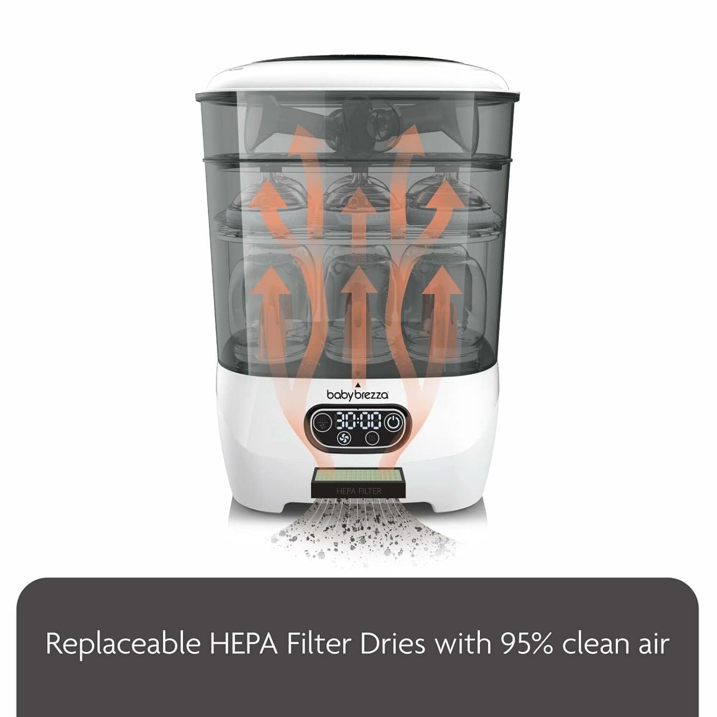 Baby Brezza: Baby Bottle Sterilizer and Dryer Advanced (White)