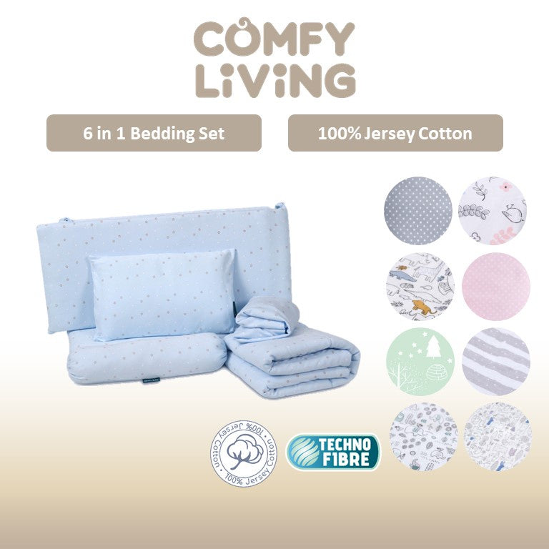 Comfy Living 6-In-1 Bedding Set