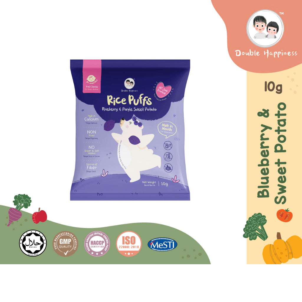 Double Happiness Fruits Series Rice Puff (50g & 10g)