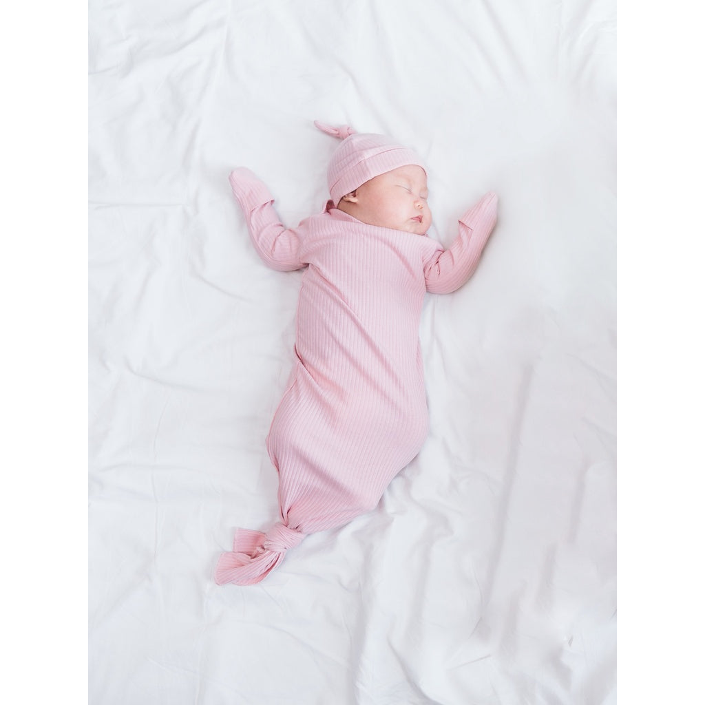 Jae Ko® Award Winning Organic Baby Wear Long Sleeves Knotted Gowns